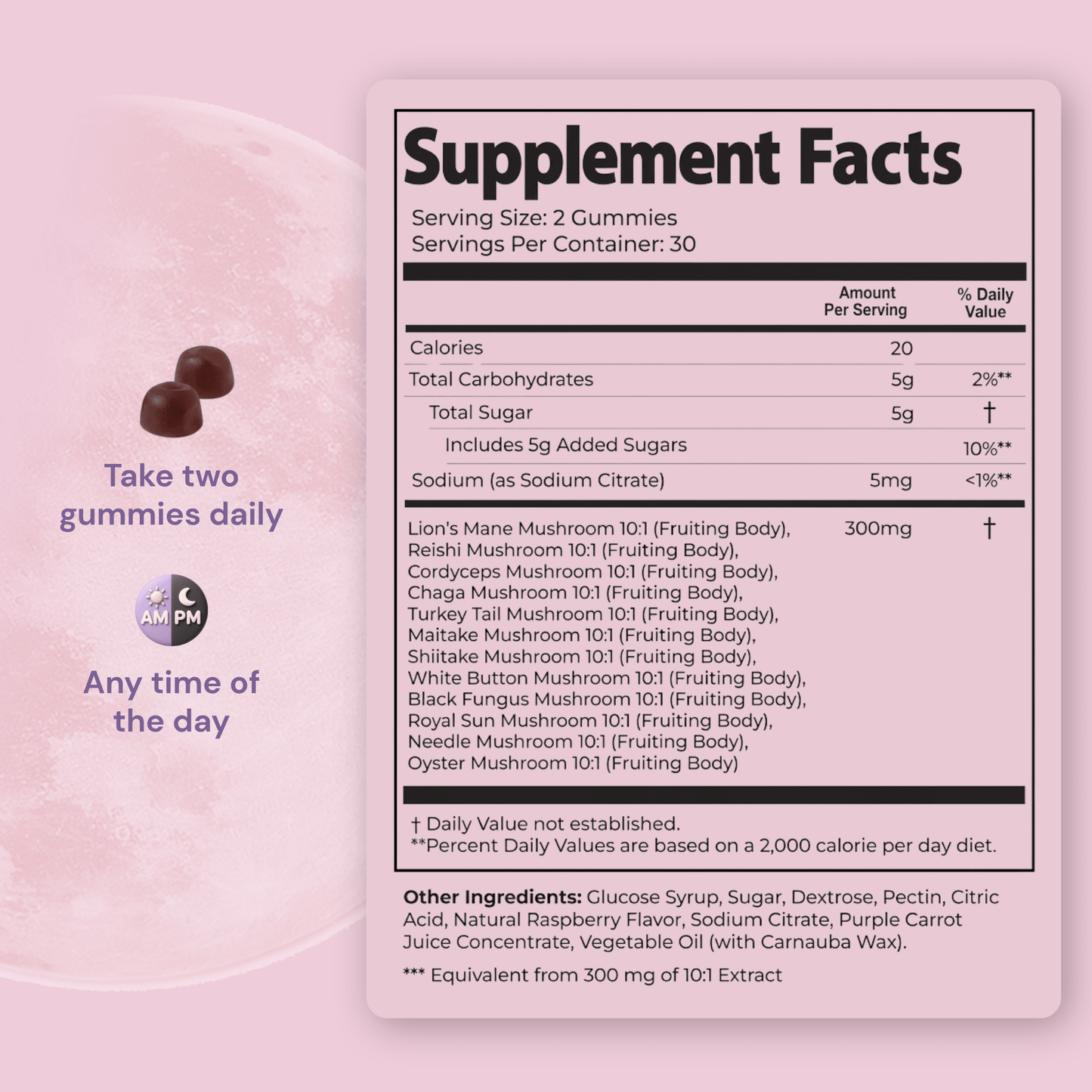Four Phases Mushroom Gummies — Focus, Clarity & Steady Energy - Lunal