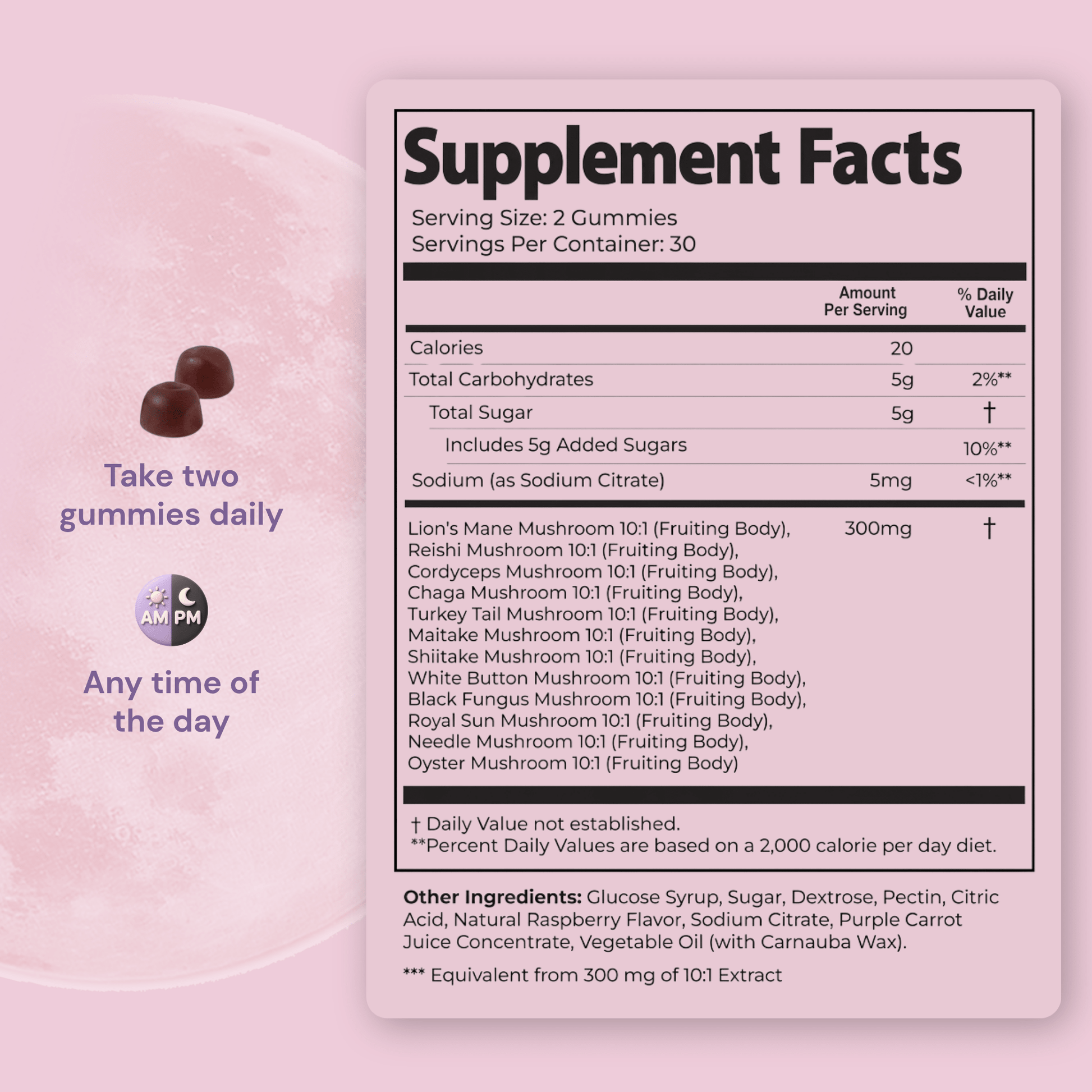 Four Phases Mushroom Gummies — Focus, Clarity & Steady Energy - Lunal