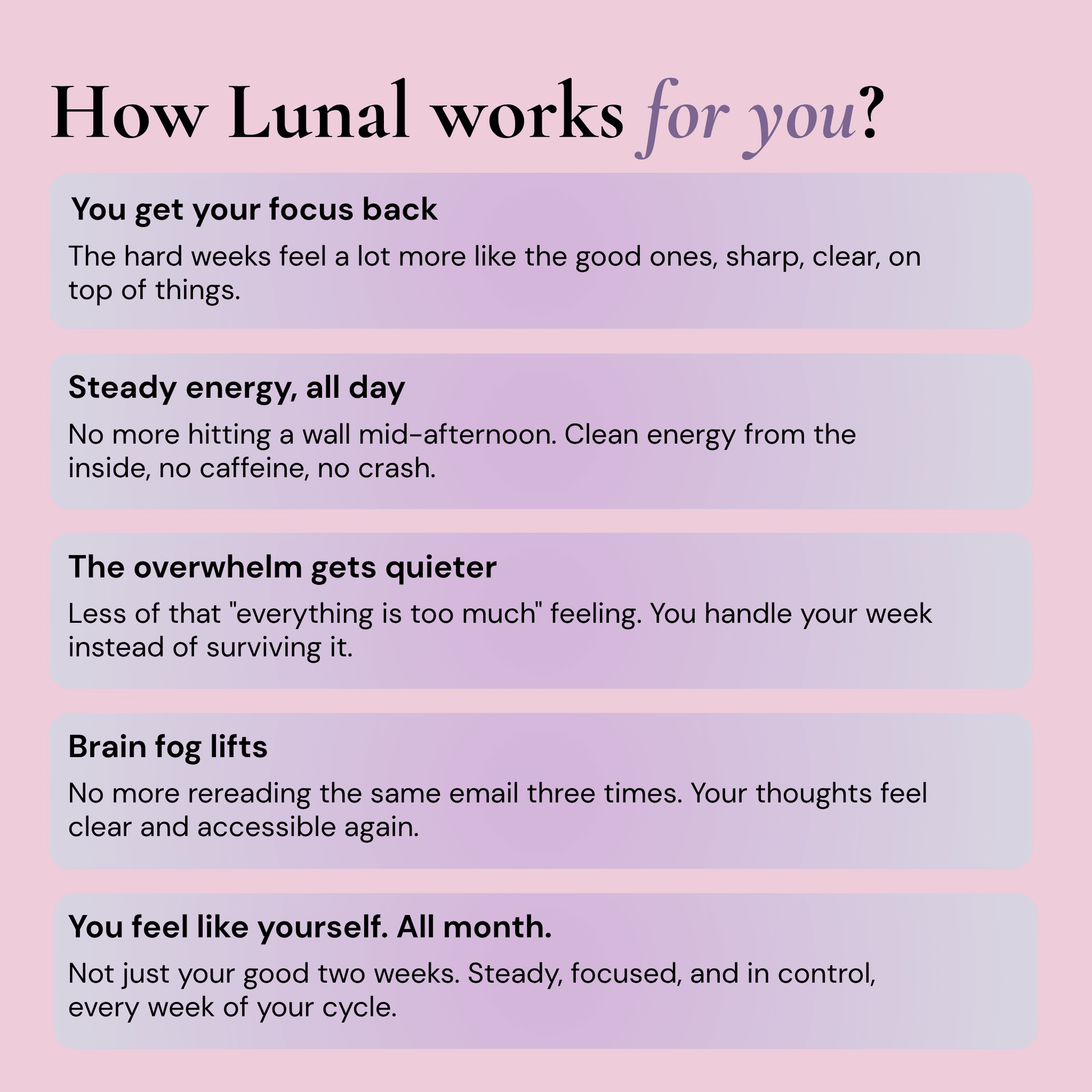 Four Phases Mushroom Gummies — Focus, Clarity & Steady Energy - Lunal